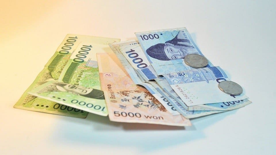 South Korean Won Currency Notes