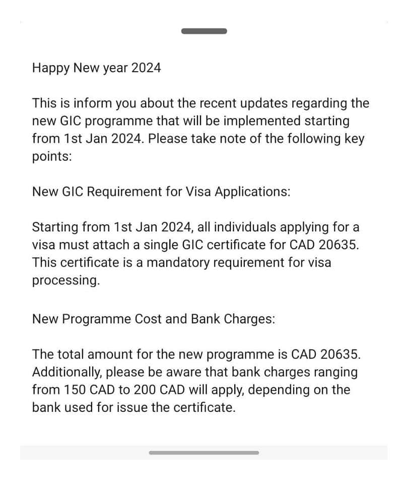 Official Announcement From Partners To ExTravelMoney, GIC Increased in 2024 To CAD 20,635