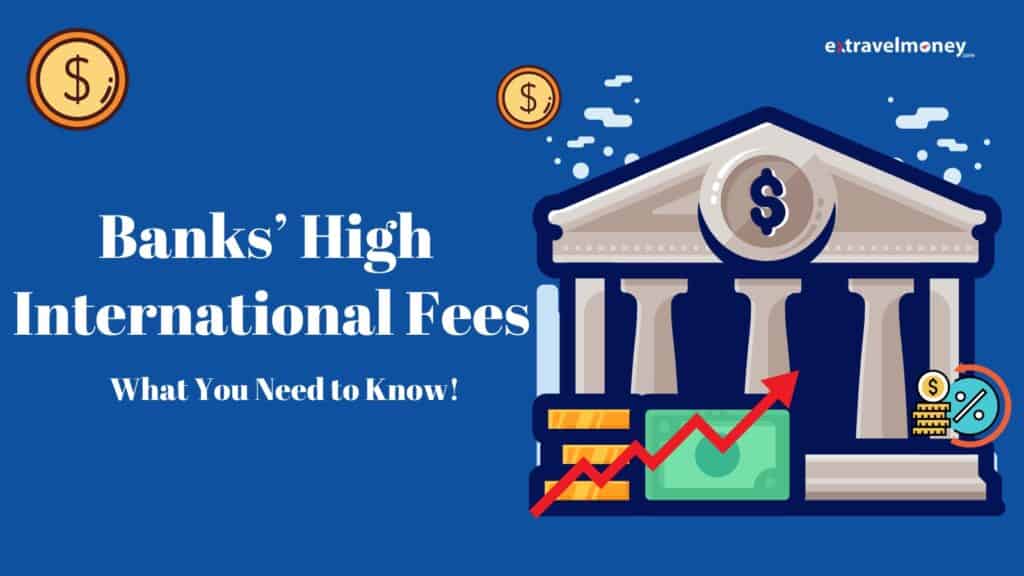 This image explains why sending money abroad through banks can be expensive. It highlights hidden charges, extra fees, and costly exchange rates.