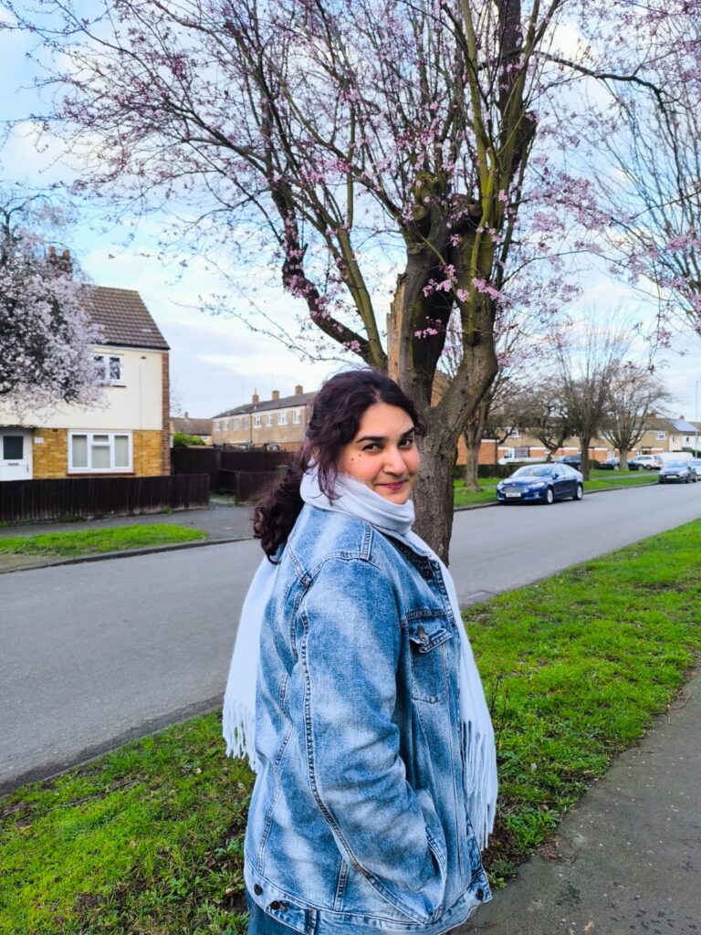 Rose exploring the UK