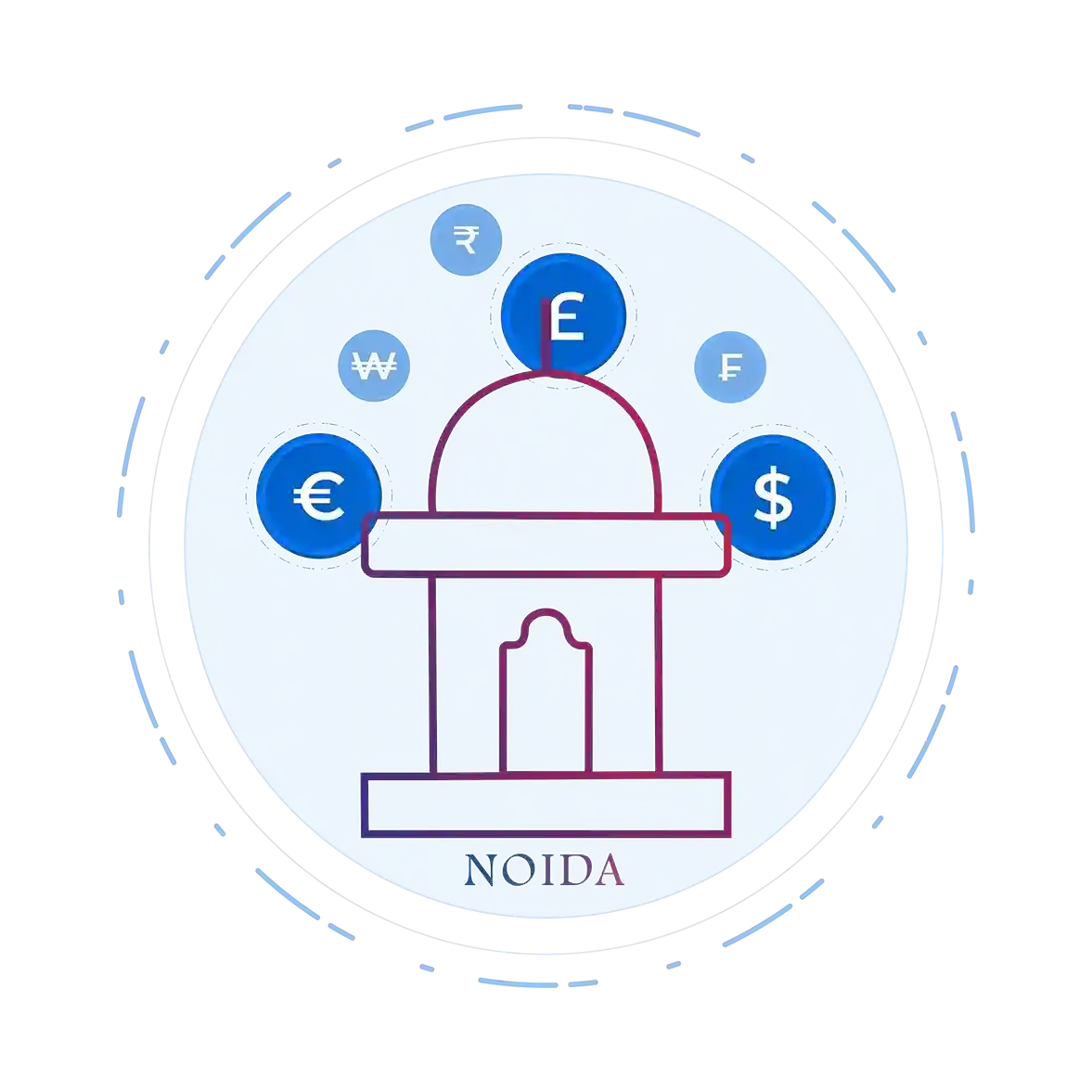 Forex in Noida Depiction